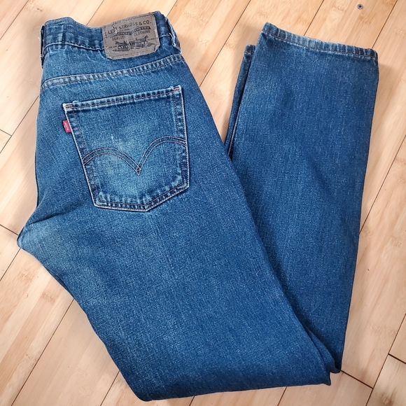 Vintage Levi's 511 Men's Blue Jeans Size 34"x32" - Picture 3 of 7